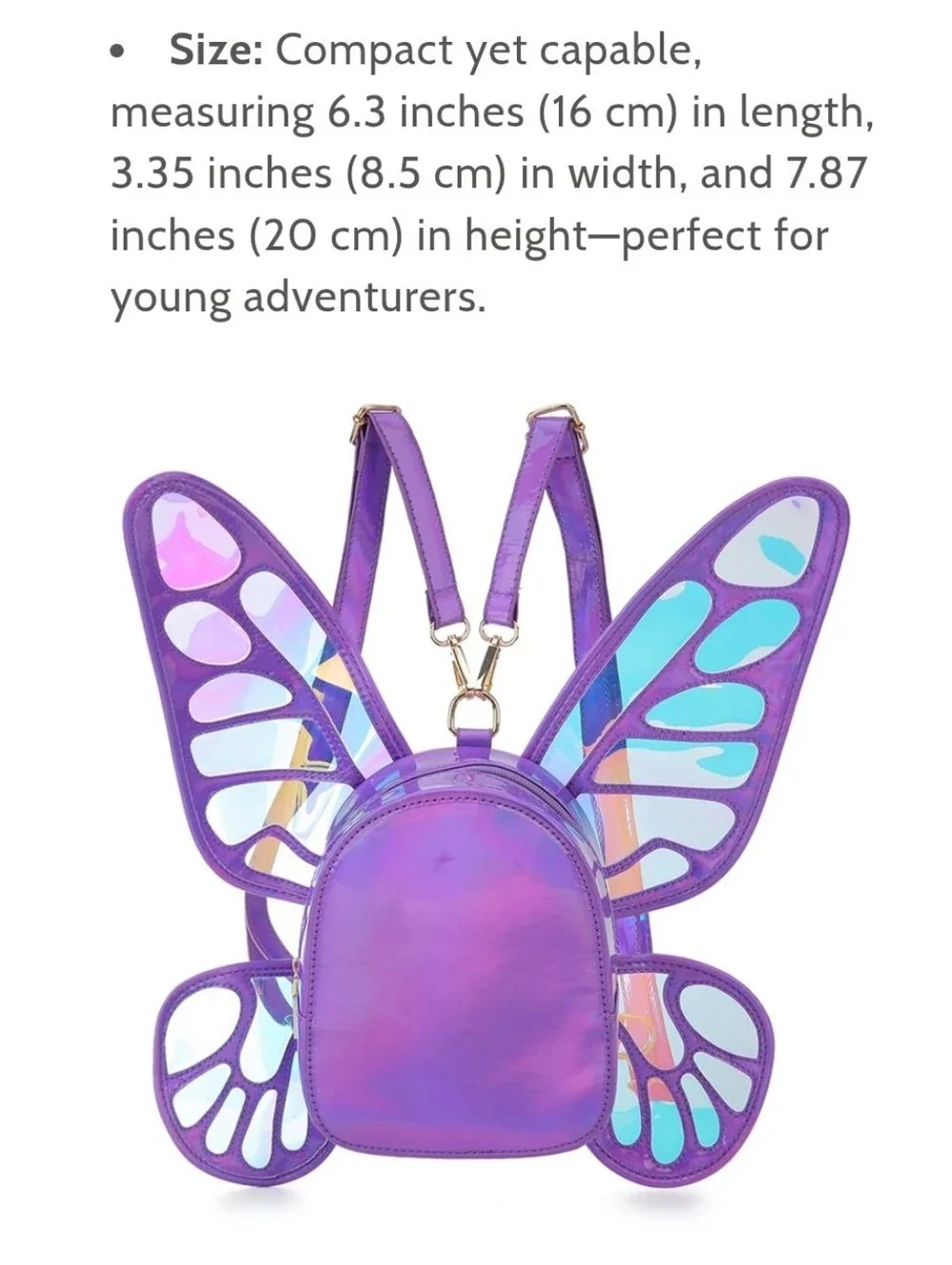 PixieWings Holo Mini Backpack - Picture 13 of 16